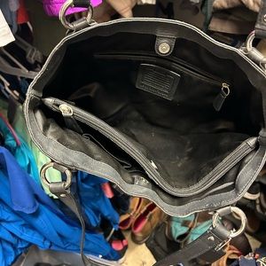Black coach purse
